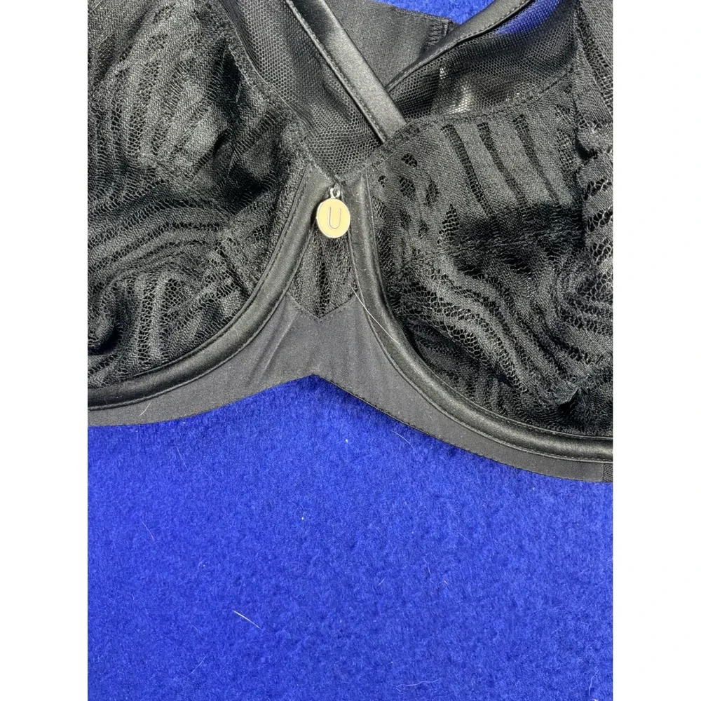 Lingerie Womens Understance Harper Unlined Underwire Bra 36G Black U00840020